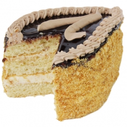 Торт бисквитный "Фея" с ванильным кремом