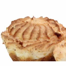 Пирожные бисквитные Ласка с конфитюром (малина) и творожным кремом
